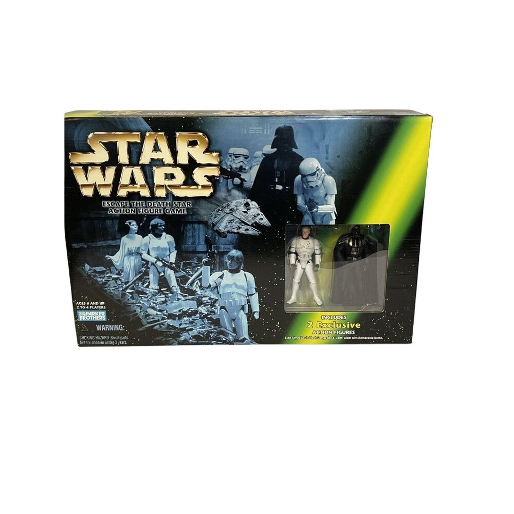 STAR WARS POTF ESCAPE THE DEATH STAR ACTION FIGURE GAME NEW FACTORY SEALED 1998